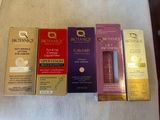 trois boîtes de crèmes pour les yeux et une boîte de crème pour les yeux