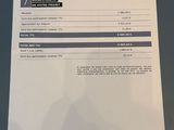 an image of a white paper with a black and blue design on it
