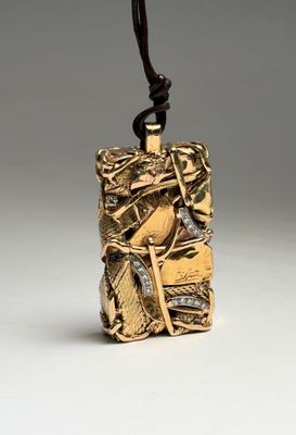 César BALDACCINI dit CESAR (1921-1998). "Compression". Pende…