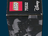 a box with a lego star wars figure inside of it