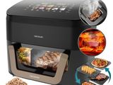 un gros plan d'une friteuse dans laquelle cuisent des aliments