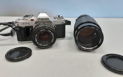 CANON. Appareil photo argentique modèle AV-1, No 214031, déb…