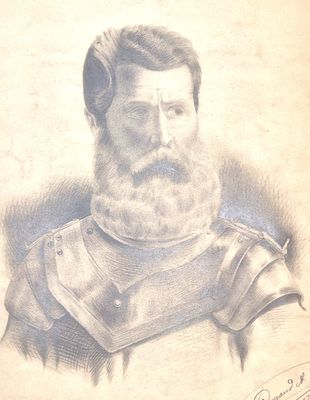 Albert DURAND (1856-1943, peintre) / Dessin original à la mi…
