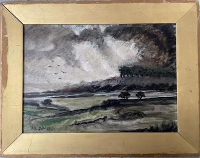 une image d'un tableau sur le mur d'une pièce