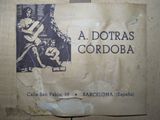 a sign on the wall that says a dotras cordoba