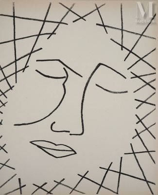 une image représentant un dessin d'un visage d'où partent des lignes