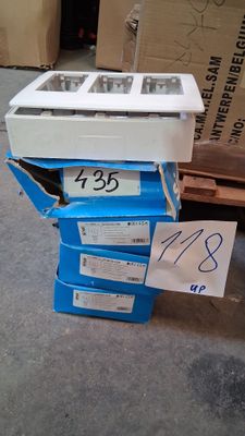 Lot de 4 boîtiers muraux Simon 500 Cima – 3 modules