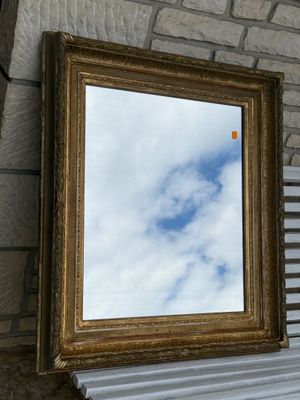 Cadre ancien converti en miroir, Dim int 54 x 65