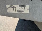 a close up of the back end of a truck with a barcode on it