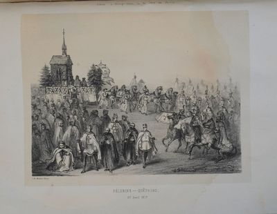 un dessin représentant un groupe de personnes à cheval