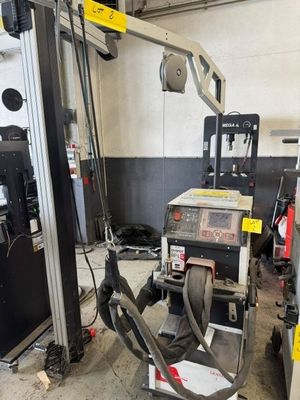 a machine that is sitting in a garage