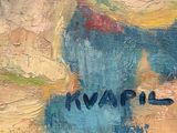an image of a painting with the word wapil written on it