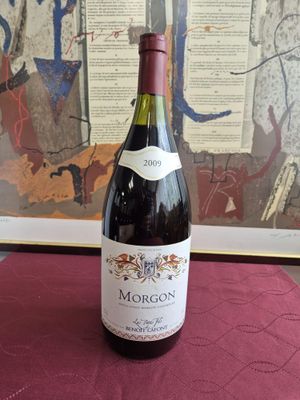 Un magnum Morgon 2009 Petits fils de Benoit Lafon