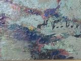 a picture of a painting on the wall of a room