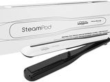an image of a black and white box with a hair straighten