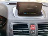 a car dashboard with a digital display on it
