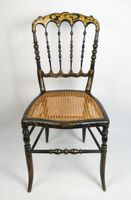 Charmante chaise dite de musique , d'époque Napoléon III, en… (photo 2)