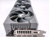 a close up of a video card with a fan on top of it