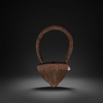 CAMEROUN Cache-sexe KIRDI en métal et fibres H.