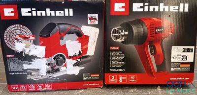 Lot de 2 articles EINHELL comprenant scie sauteuse sans fil …