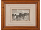 an image of a picture of a painting of a mountain scene