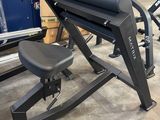 a close up of a gym equipment set up in a warehouse