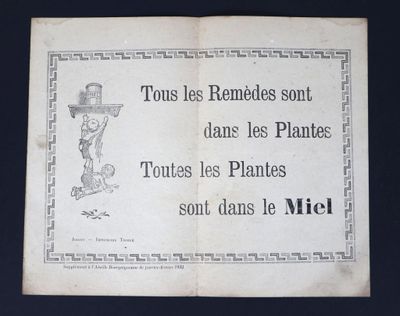 un vieux journal français avec la photo d'un homme pendu à une croix