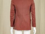 an image of a mannequin mannequin wearing a red sweater and white pants