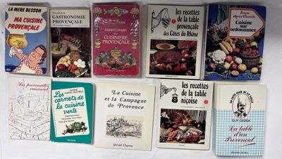 10 vol livres de cuisine dont gastronomie provençale