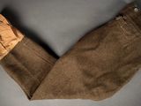 an image of a pair of brown pants sitting on top of a table