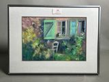 painting of a painting of a chair and a window in a room