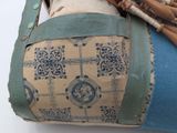 a bag that has a bunch of items on it