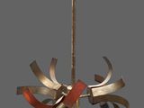 an image of a sculpture of a bird on top of a metal pole