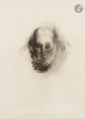une image représentant un dessin en noir et blanc de la tête d'un chien