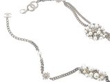 collier « lustre » orné de perles et de cristaux