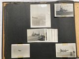 a black folder with pictures of airplanes on it