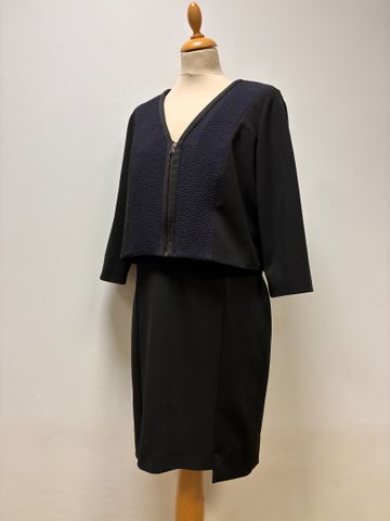 ZAPA : ensemble robe et boléro en polyester, taille 42