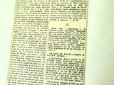 article de journal sur la mort d'un homme pendant la Révolution française
