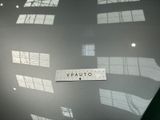 a sticker that says vantage on it in front of a window