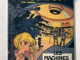 the cover of a comic book with an image of a woman eating a donut