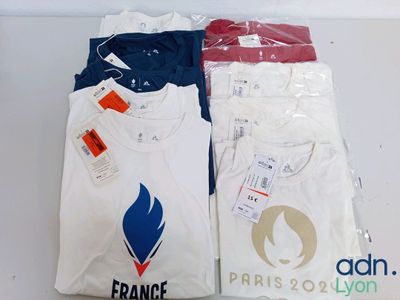 Lot de 10 t-shirts mixte - LE COQ SPORTIF - Tailles XXS, XS,…