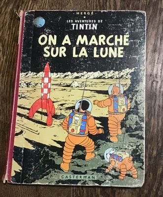 Les Aventures de Tintin Hergé On A Marché Sur La Lune