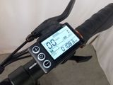 a close up of the handlebars of a bike