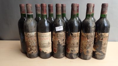 12 bouteilles Château Grand Corbin Despagne 1988 Saint Emili…