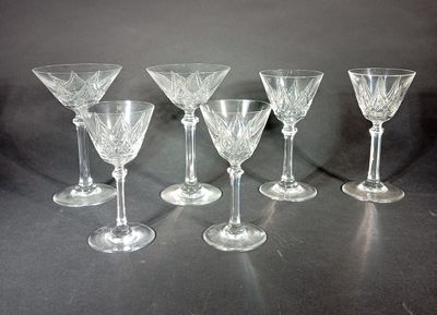 BACCARAT, modèle Rohan Partie de service de verres en ... - 86302918-272