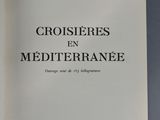 an open book with a black and white title on it