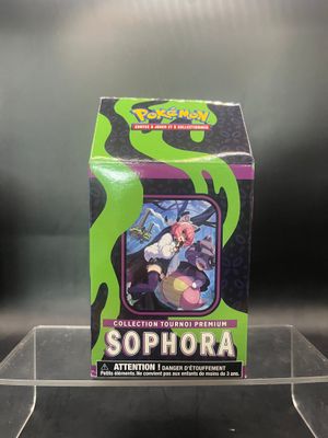 a close up of a box with a figure on it