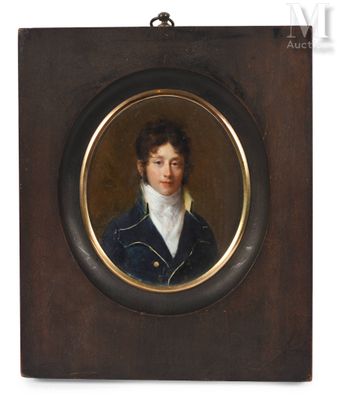 portrait of a gentleman in a blue jacket and white collared shirt