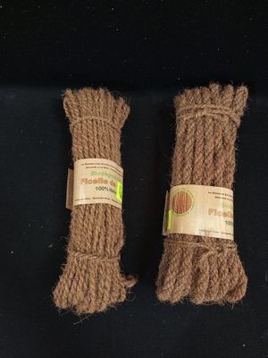 lot de 40 ficelles de coco - longueur 10m