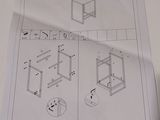a picture of a drawing of a kitchen with a sink